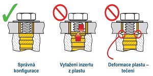 SPIROL: Jak správně zkombinovat závitové inzerty a pouzdra proti praskání plastů