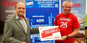 Společnost KASPER KOVO s. r. o. darovala 200 tisíc korun