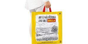 BILLA zavádí tašky z recyklovaného plastu. Do budoucna je plánuje vyrábět z fólií vytříděných přímo v prodejnách.