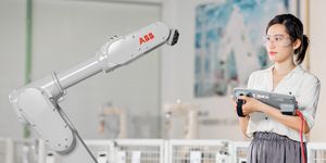 ABB rozšiřuje nabídku malých robotů o rychlý a výkonný model IRB 1300 určený k instalaci ve stísněných prostorech