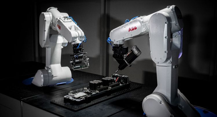 ABB Robotika a start-up Molg vytvoří robotické mikrotovárny pro efektivní zpracování elektronického odpadu z datových center